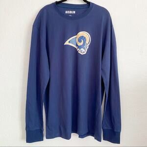 Aisdlin LA Rams Old Logo Long Sleeve Shirt Size XXL